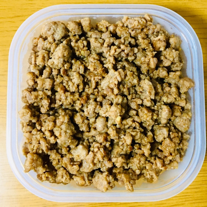 いつもの調味料で!簡単・基本の肉味噌